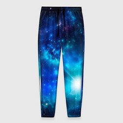 Мужские брюки Звёздный космос чёрно-синий