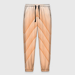 Мужские брюки Полосатый оранжевый градиент