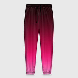 Мужские брюки Розово-малиновый градиент