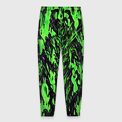 Мужские брюки Демонический доспех зелёный