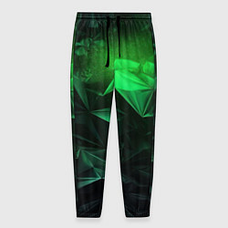 Мужские брюки Глубина зеленого абстракции