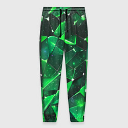 Мужские брюки Зелёное разбитое стекло