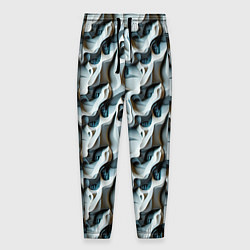 Брюки на резинке мужские Инопланетный материал, цвет: 3D-принт