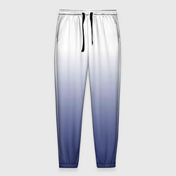 Мужские брюки Туманный градиент бело-синий