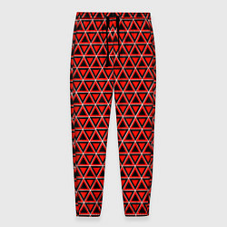 Мужские брюки Красные и чёрные треугольники