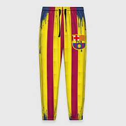 Мужские брюки Полосатые цвета футбольного клуба Барселона