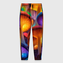 Мужские брюки Неоновые светящиеся грибы