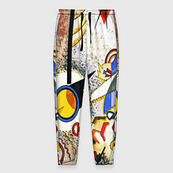 Мужские брюки Кандинский картина - шумная акварель