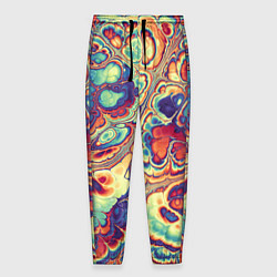 Мужские брюки Абстрактный разноцветный паттерн