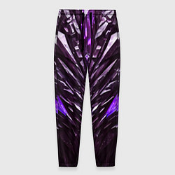 Мужские брюки Фиолетовые кристаллы и камень