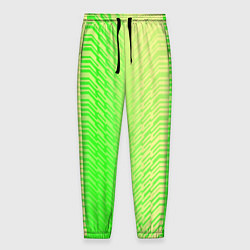 Мужские брюки Зелёные градиентные линии