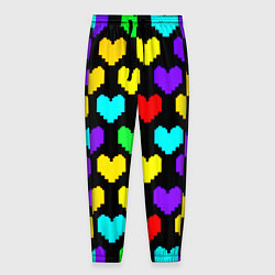 Мужские брюки Undertale heart pattern