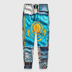 Мужские брюки Пэчворк джинсы в Казахстане