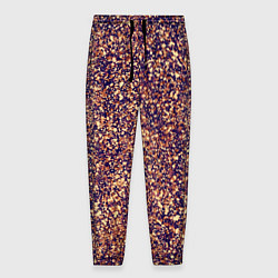 Мужские брюки Драгоценный фиолетово-медный абстракция