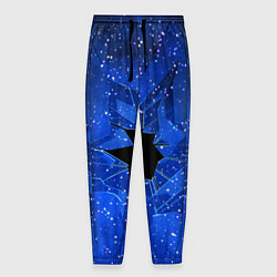 Мужские брюки Расколотое стекло - звездное небо