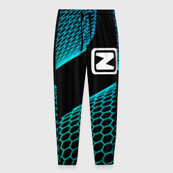 Брюки на резинке мужские Zotye electro hexagon, цвет: 3D-принт