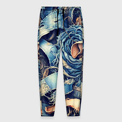 Мужские брюки Джинсовая рванина - модный тренд