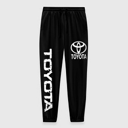 Мужские брюки Toyota logo white steel