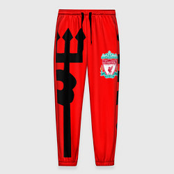 Брюки на резинке мужские Liverpool fc sport steel, цвет: 3D-принт