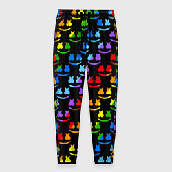 Мужские брюки Marshmello pattern neon