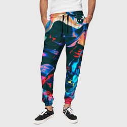 Брюки на резинке мужские Colors, цвет: 3D-принт — фото 2