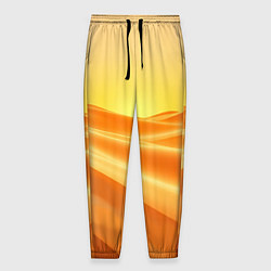 Брюки на резинке мужские Золотые пески, цвет: 3D-принт