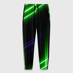 Мужские брюки Green pink purple line