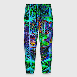 Мужские брюки Психоделика узор кислотный