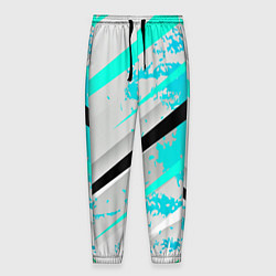 Мужские брюки Color white light blue