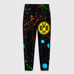 Брюки на резинке мужские Borussia neon splash, цвет: 3D-принт