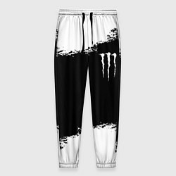 Мужские брюки Monster energy белые краски