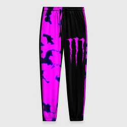 Брюки на резинке мужские Monster energy neon camo, цвет: 3D-принт