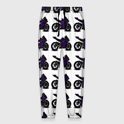 Мужские брюки The motorcycle is dark purple