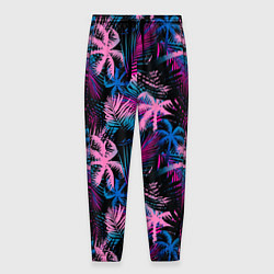 Мужские брюки Palm pink blue pink
