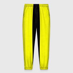 Мужские брюки Color yellow black line