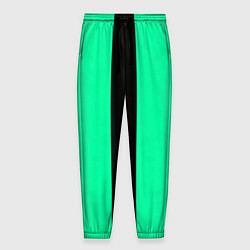 Мужские брюки Color turquoise black line