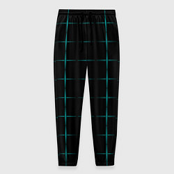 Мужские брюки Color black blue crosses