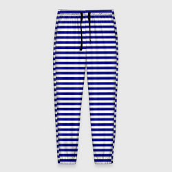 Брюки на резинке мужские Тельняшка моряка, цвет: 3D-принт