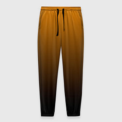 Брюки на резинке мужские Orange gradient, цвет: 3D-принт