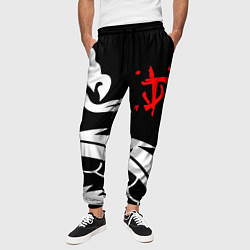 Брюки на резинке мужские Doom dragon steel, цвет: 3D-принт — фото 2