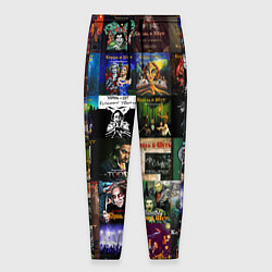 Брюки на резинке мужские Король и Шут - обложки альбомов и песен, цвет: 3D-принт