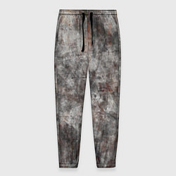 Брюки на резинке мужские Абстракция - gray stone, цвет: 3D-принт