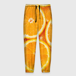 Брюки на резинке мужские Апельсинчик, цвет: 3D-принт