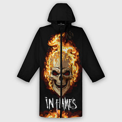 Дождевик мужской In Flames, цвет: 3D-принт