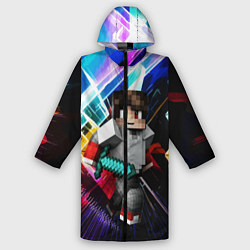 Дождевик мужской Minecraft - warrior - sword, цвет: 3D-принт
