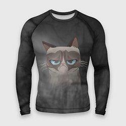 Рашгард мужской Grumpy Cat, цвет: 3D-принт