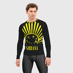 Рашгард мужской Nirvana, цвет: 3D-принт — фото 2