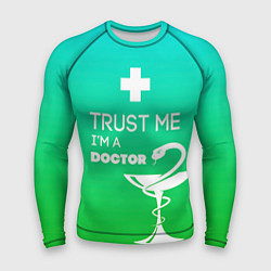 Мужской рашгард Trust me, i'm a doctor