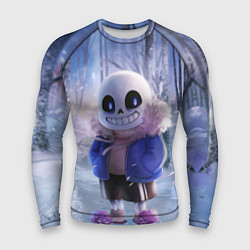 Мужской рашгард Winter forest & Sans