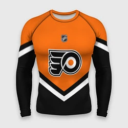Рашгард мужской NHL: Philadelphia Flyers, цвет: 3D-принт